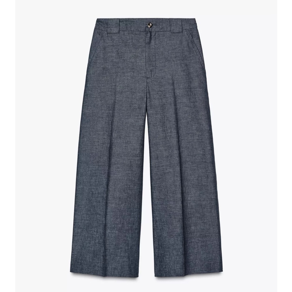 Zara Gray Wide Leg Pants
